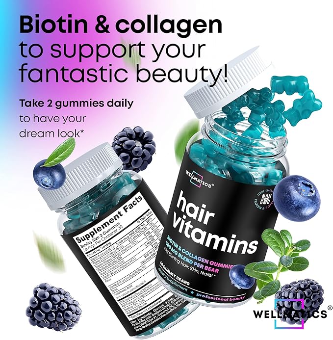 Hair Vitamins Biotin Gummies