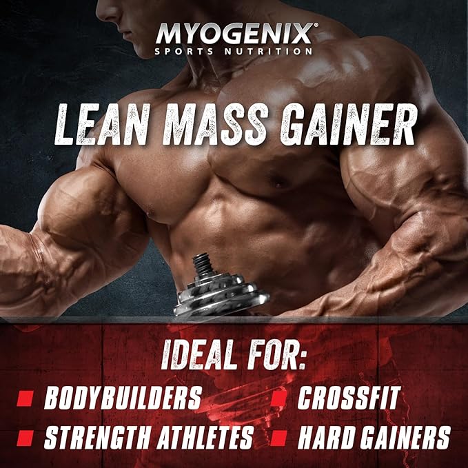 Myogenix Critical Mass - Cookies and Cream Flavored Muscle Mass Weight Gain Supplement, Zero Lactose Protein Powder, Anabolic Whey Protein (6.01 lbs)