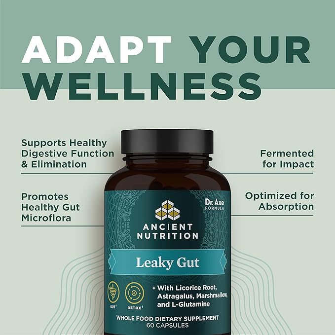 Gut Health Supplement by Ancient Nutrition 60ctFormulated with 60 Ct