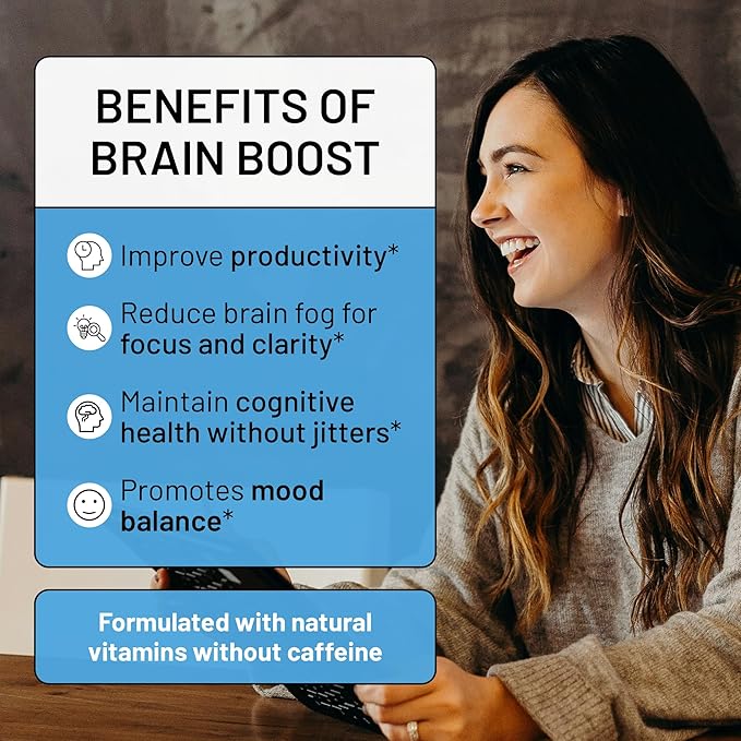 Brain Boost Nootropic Supplement 60 Capsules