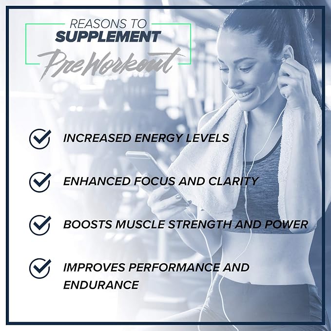 NF Sports Pre-Workout - Supports Energy, Cognitive Function, Strength, and Muscular Endurance to Optimize Workouts– Coconut Pineapple Flavor-25 Servings