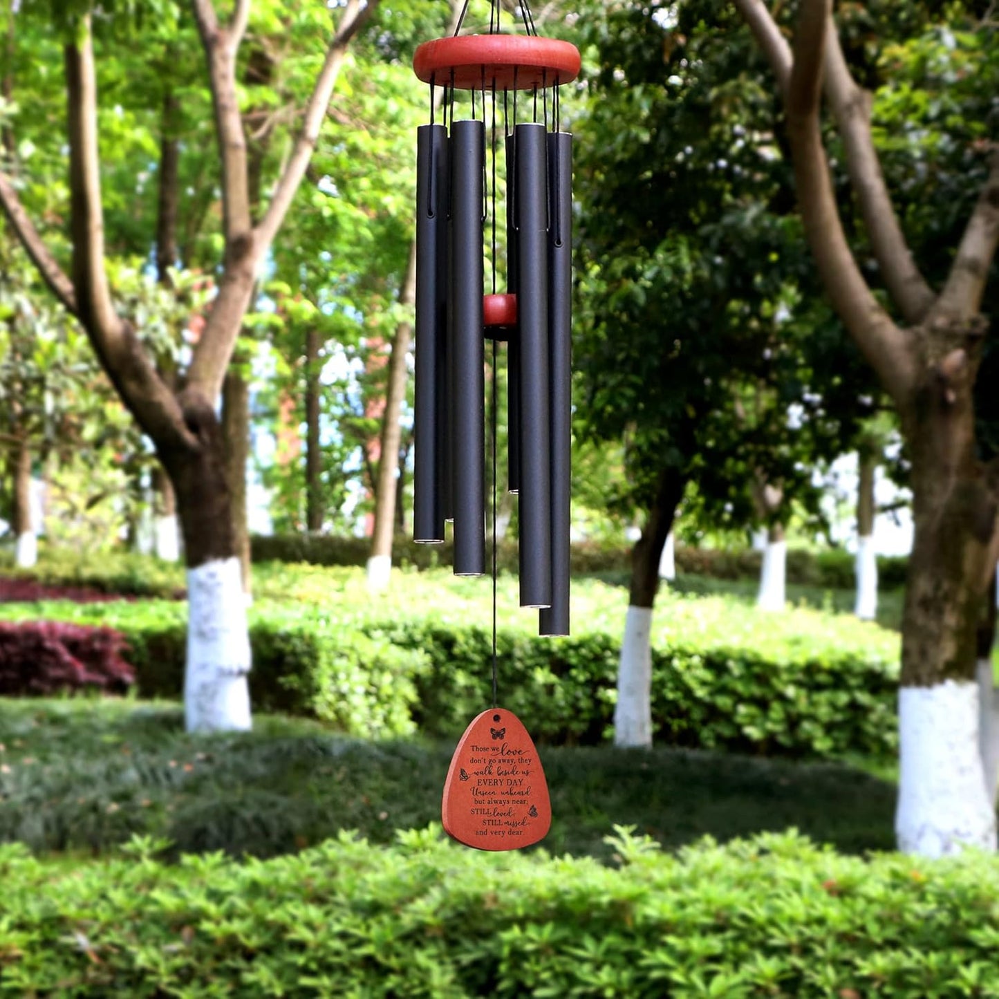 Memgift Wind Chimes for Outside Sympathy Wind Chimes for Loss of Loved One Memorial Gifts for Loss of Mother Father Daughter Sister Son Garden Yard Home Decor Keepsake Those We Love