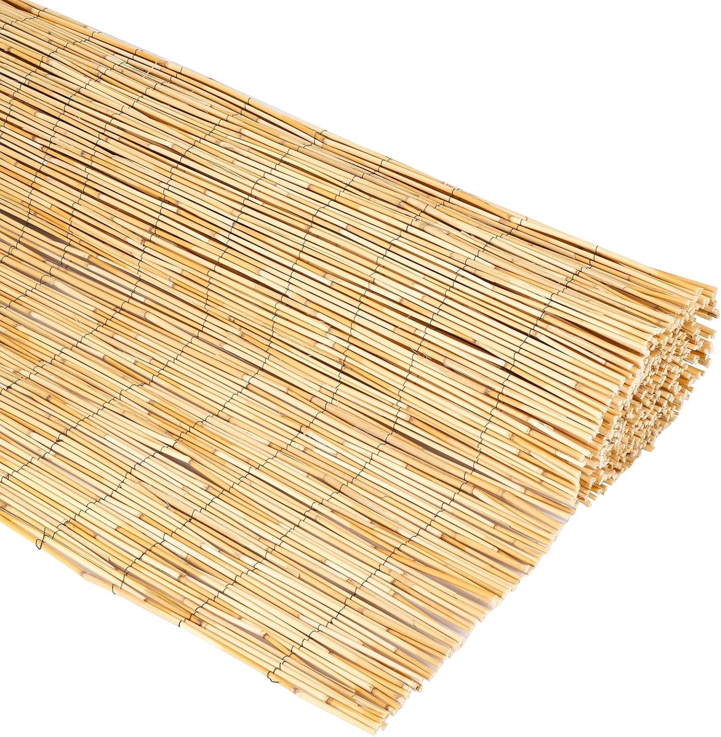 Natural Reed Fencing, Reed Screen Curtain Eco-Friendly for Garden,Balcony,Outdoor,Backyard Patio Decors Fence Rolls-4FT x 13FT (1.2m x 4m Approx)