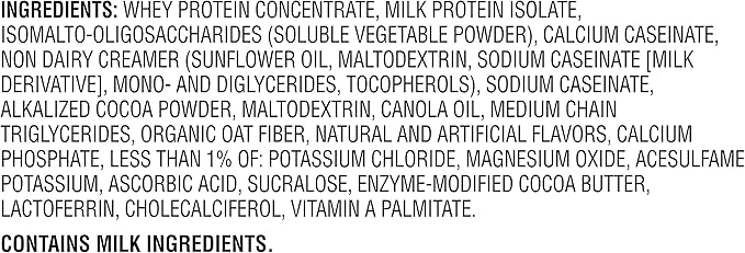 Muscle Milk Genuine Protein Powder, Chocolate, 4.94 Pound, 32 Servings, 32g Protein, 2g Sugar, Calcium, Vitamins A, C & D, NSF Certified for Sport, Energizing Snack, Packaging May Vary