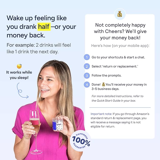 Cheers Classic Combo | Restore + Hydrate | Rehydrate & Feel Better After Drinking | DHM, L-Cysteine, B-Vitamins, Electrolytes | 12 Doses Each | Liver Support | Electrolyte Supplements