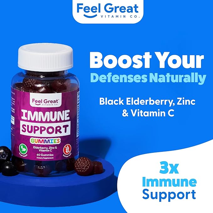 Feel Great Immunity Support Gummies 60 Gummies