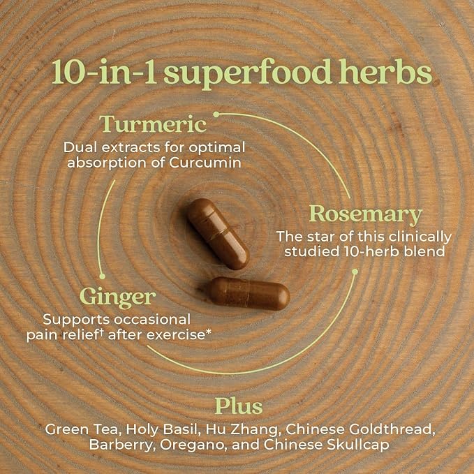 New Chapter Zyflamend™ Multi-Herbal Pain Reliever+ 10-in-1 Superfood 60 Count