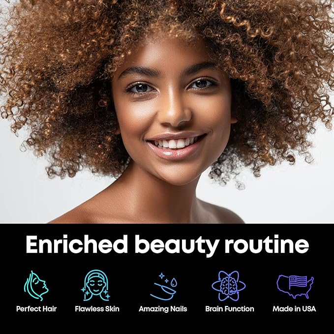 Liquid Collagen & Biotin Drops 30000mcg Biotin, 2 fl