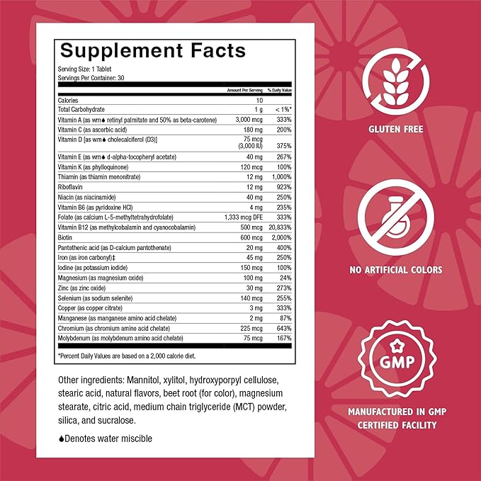Celebrate Vitamins CelebrateONE 45 One A 45 mg 30 Count