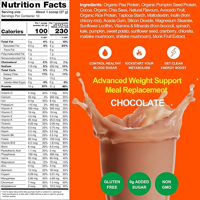 Advanced Weight Support Meal Replacement Chocolate