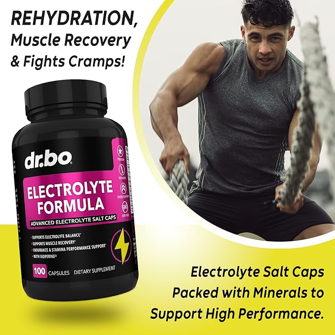Electrolyte Pills Supplement Salt Tablets 100 Hydration