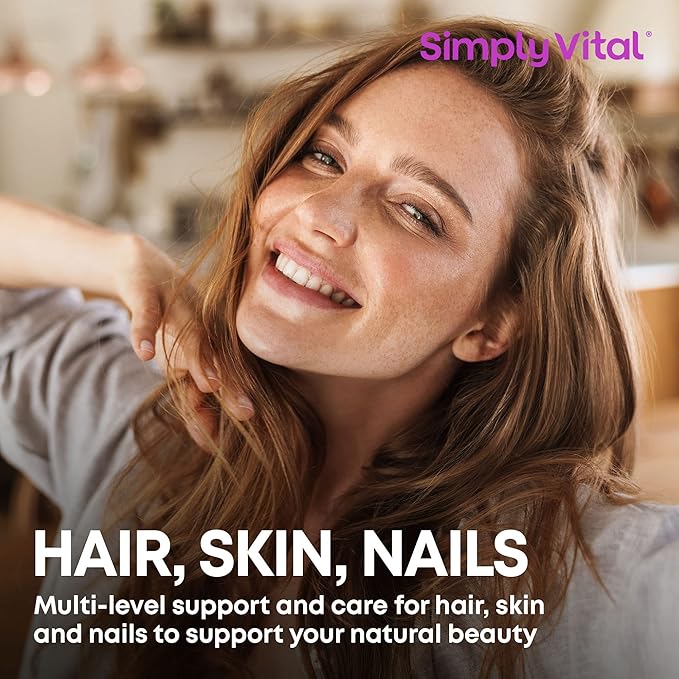 Biotin Vitamins for Hair, Skin & Nails 5000mcg, Keratin 60 Caps