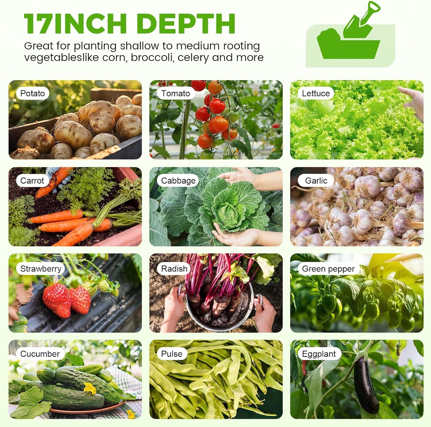 Land Guard 18“ Tall 4×2ft Galvanized Raised Garden Bed Kit, Galvanized Planter Garden Boxes Outdoor, Oval Large Metal Raised Garden Bed for Vegetables……… (Modern Gray, 4×2×1.5ft)