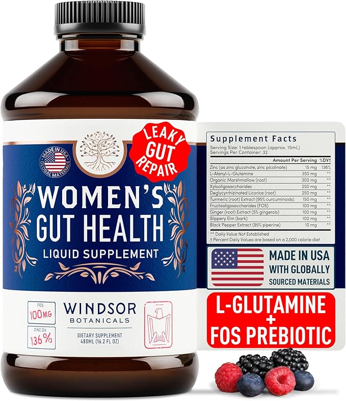 Complete Gut Health Supplements for Women 16oz (480ml) (480ml)