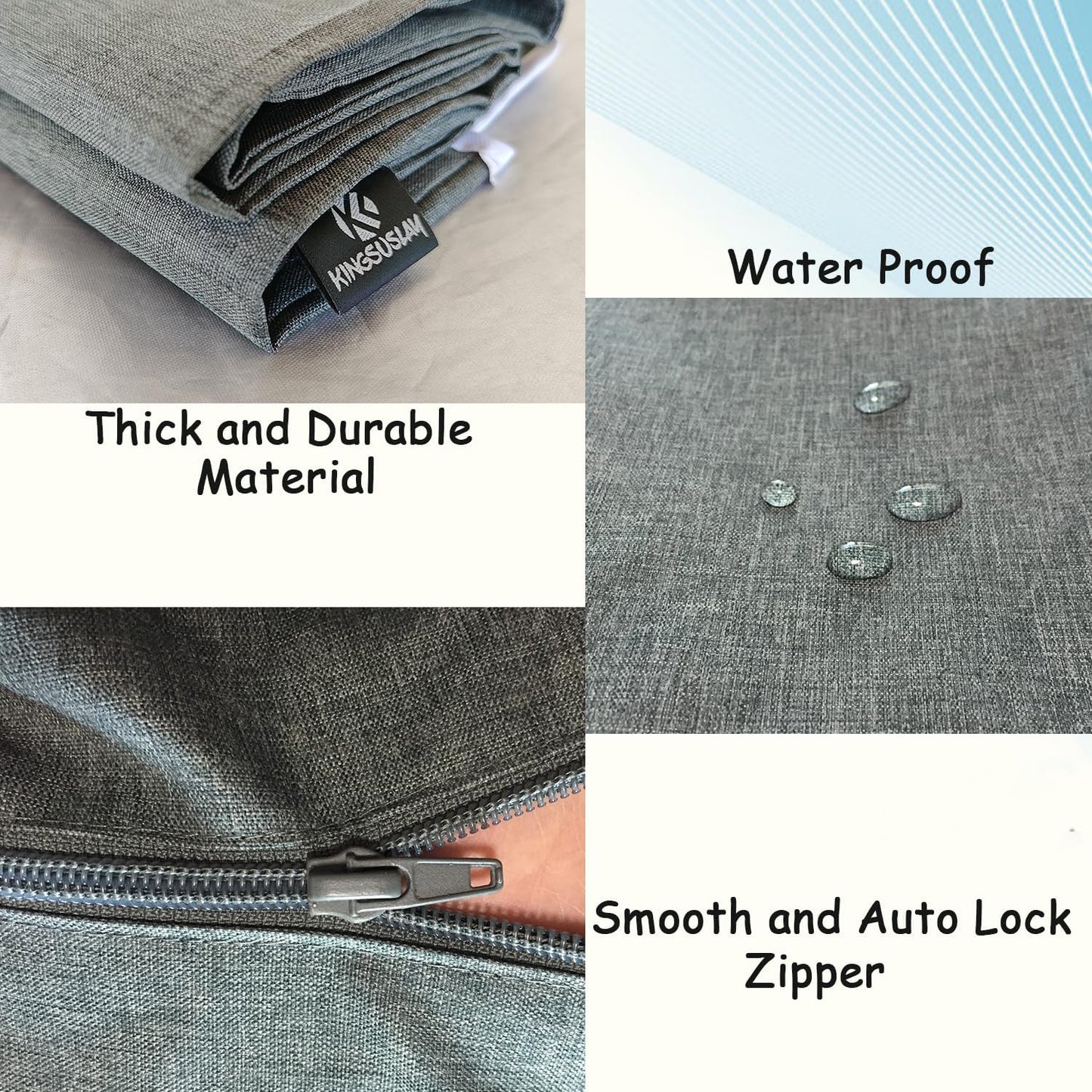 XL Door Laundry Hamper, Hanging Hamper with Large Openging, Hanging Laundry Hamper Storage Bag,Door hampers for Laundry of Home, Dorm, or Travel(Heather Grey, 36x22 Inch)