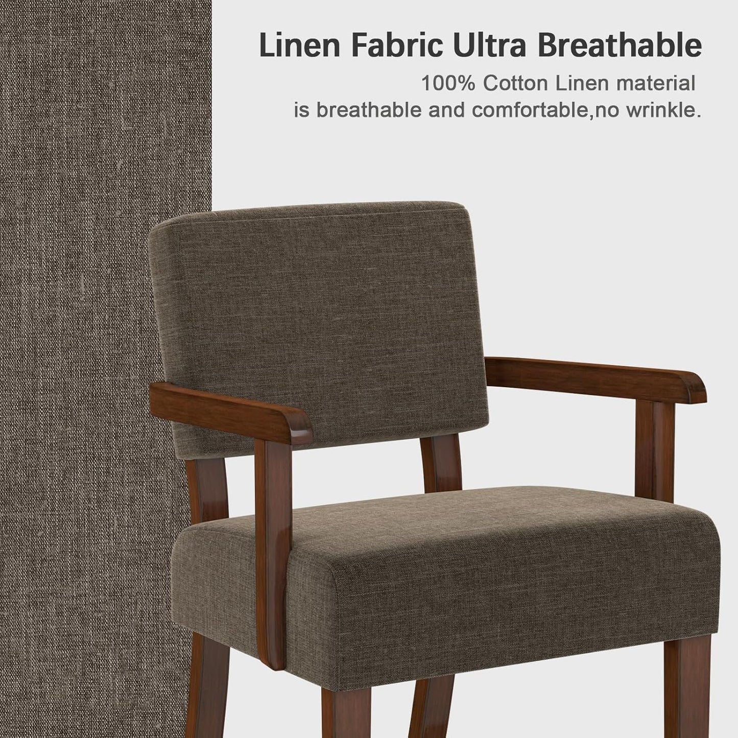 Accent Chair, Living Room Chairs Oversized with Soft Seat and Armrests for Dinning Bedroom Reading and Waiting Rooms