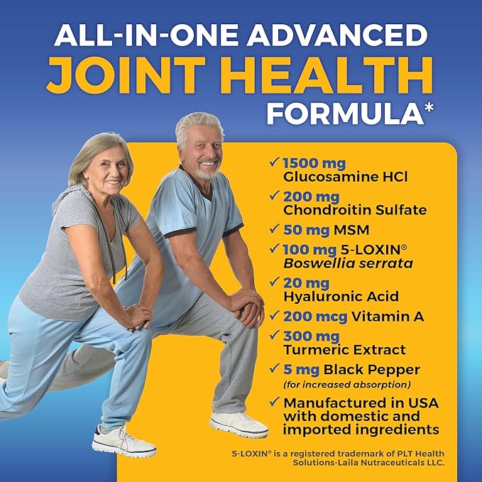Glucosamine Chondroitin MSM Joint Support Supplement, 90 Capsules