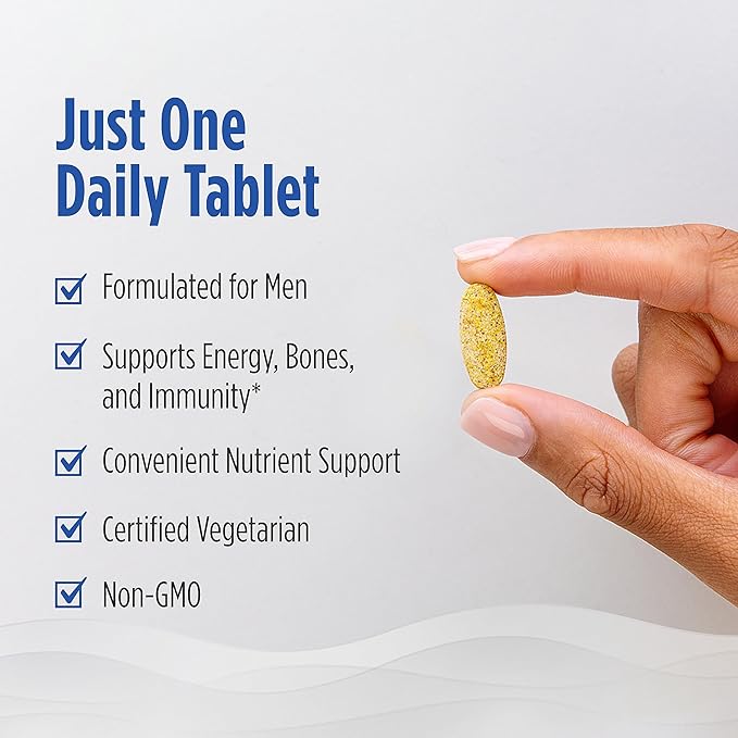 Nordic Naturals Men’s Multivitamin One Daily 20 Essential 30 Tablets 30 Servings