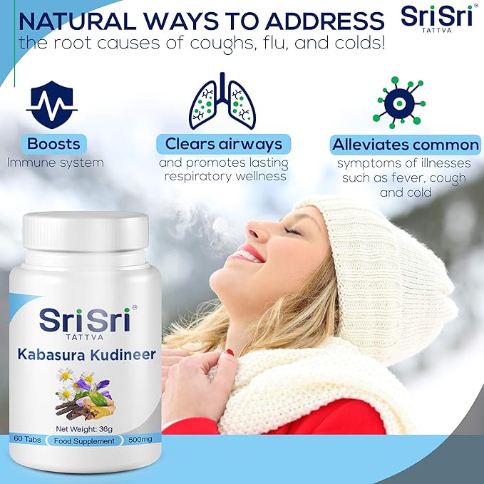 Sri Sri Tattva Kabasura Kudineer Immunity Booster (60 Tabs)
