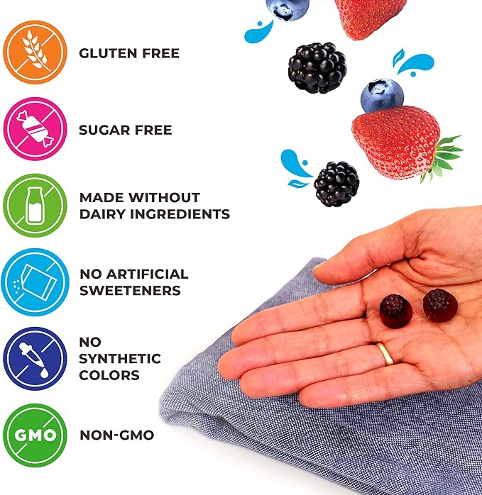 Orgain Kids Sugar Free Multivitamin Gummies, 50 Superfoods, 15 Vitamins 3g of 4+, 1 1 Month (60 Gummies)
