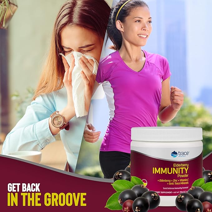 Trace Minerals | Elderberry Immunity Powder 6.7 oz