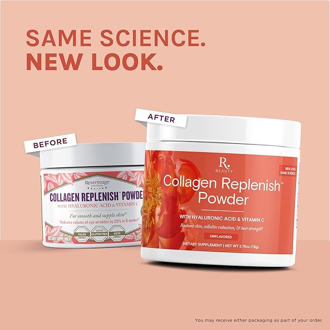 Reserveage Beauty, Collagen Replenish Powder 2.75 Oz,