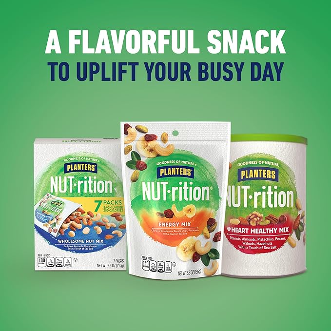 PLANTERS NUT-rition Heart Healthy Nut Mix, 1.5 oz, 18 Count
