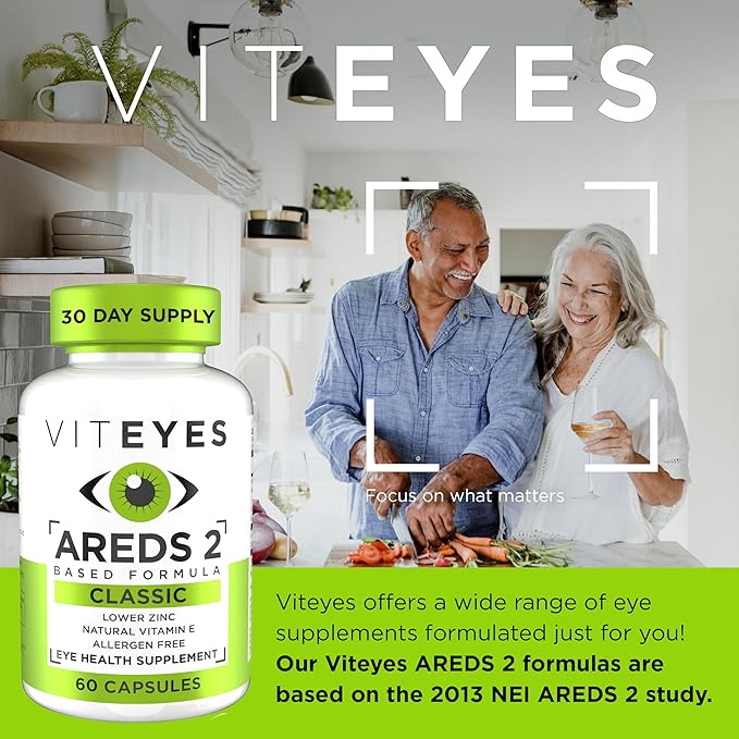 Viteyes AREDS 2 Eye Vitamins, Classic 60 Ct