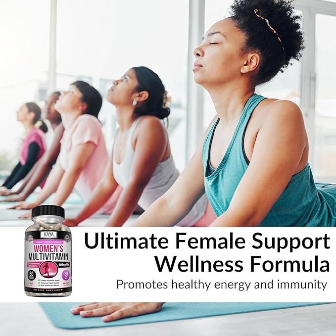 Kaya Naturals Women's Multivitamin, Overall Healthy 60 Count