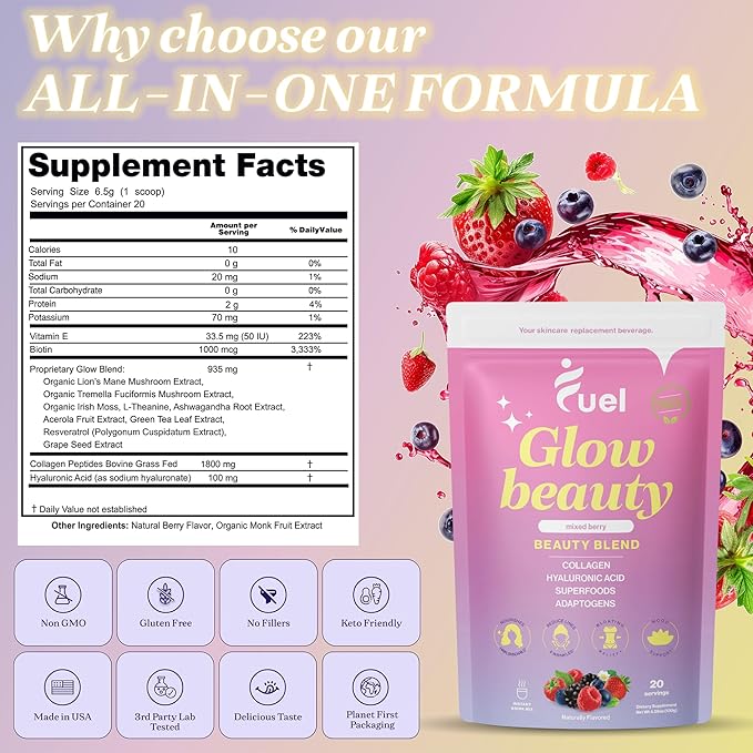 Collagen Peptides Powder by Glow Beauty
