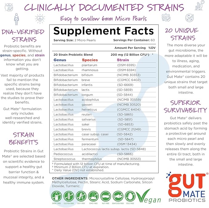 Gut Mate® Probiotics 15x More