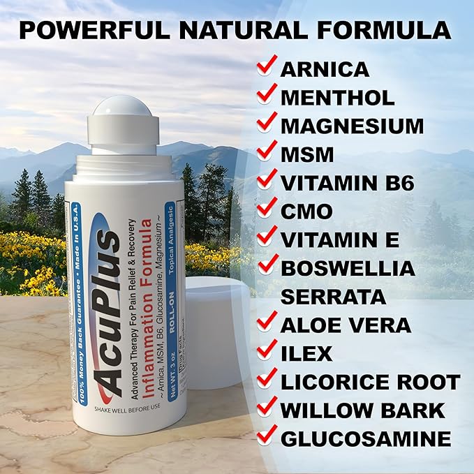 AcuPlus Roll-on Pain-Relieving Formula 3 FL (1 Pack)