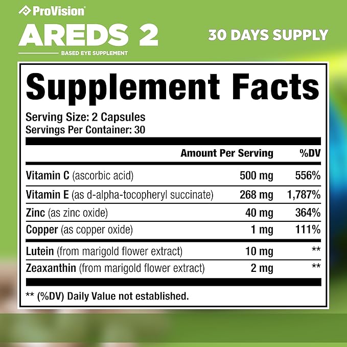 Provision AREDS 2 Eye Vitamins 60 Eye