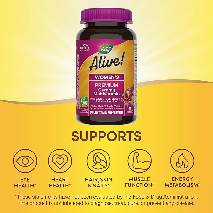 Nature’s Way Alive! Premium Women’s Gummy 75 Gummies
