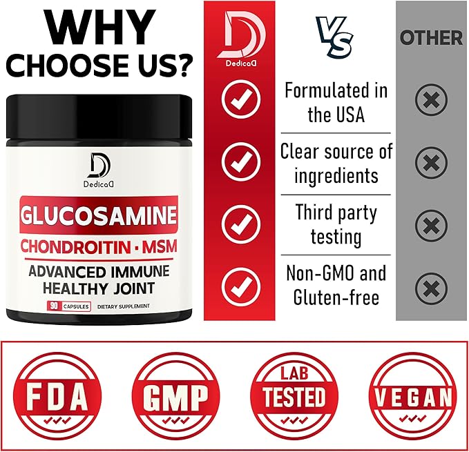 13in1 Glucosamine Chondroitin MSM Capsule 90 Capsules