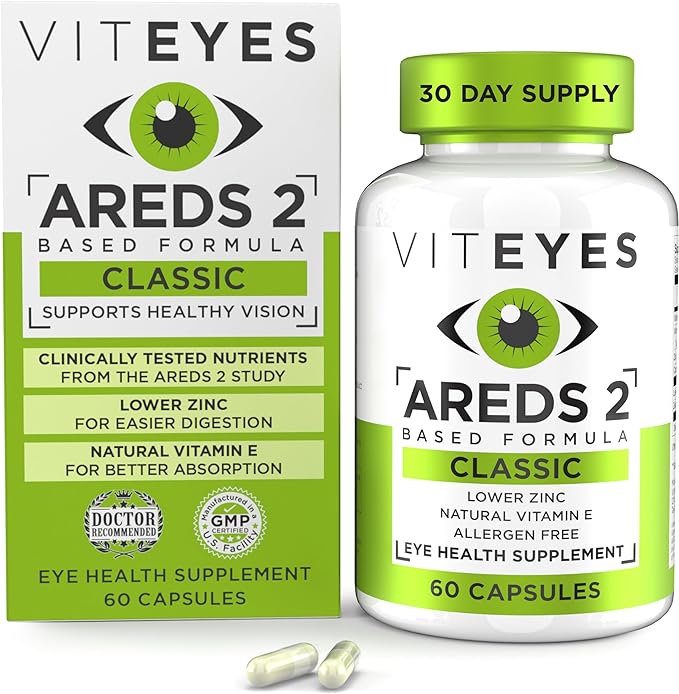 Viteyes AREDS 2 Eye Vitamins, Classic 60 Ct