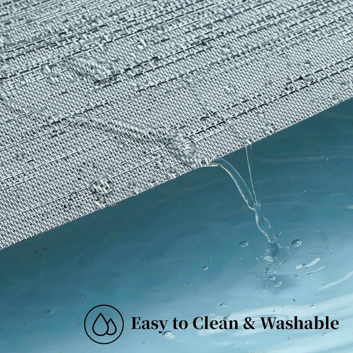 Leetaltree 6PC Grey& 6PC Beige Placemats Set of 12 - Heat Resistant Non-Slip Place mats for Dining Table, Washable Durable PVC Vinyl Woven Table Mats(6PC Grey&6PC Beige), Grey&beige