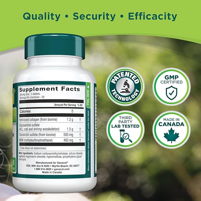 Genacol Glucosamine, Chondroitin & MSM Joint 90 Tablets