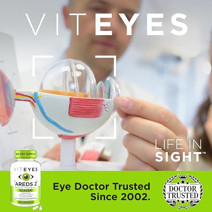 Viteyes AREDS 2 Eye Vitamins, Classic 180 Ct