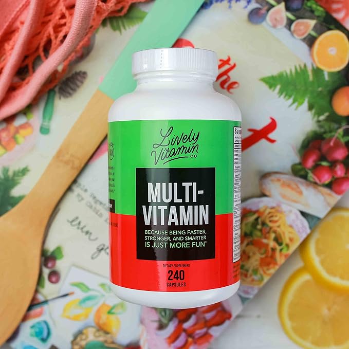 LIVELY VITAMIN CO. Multivitamin 37 Vitamins 240 Vegetarian