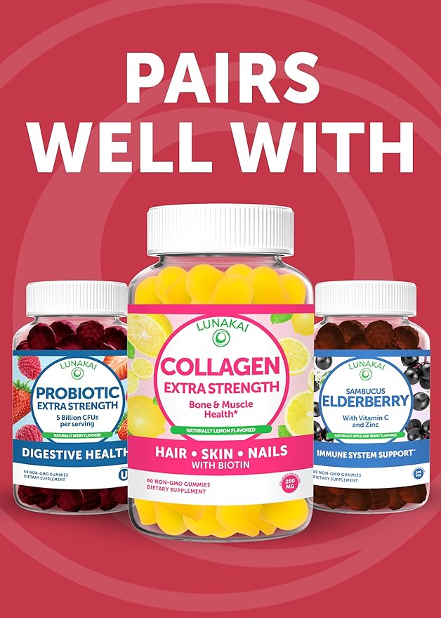 Lunakai USA Made Women’s Multivitamin Gummies 100% Daily 16 Essential 60ct