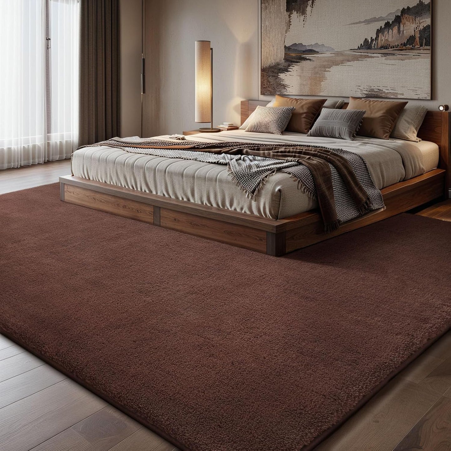 Sour Lemon 10x14 Area Rugs for Living Room, Soft Large Area Rug Fluffy Rugs for Bedroom,Machine Washable Area Rug Non Slip Carpet Rug for Living Room Playroom Kids Room Home Decor