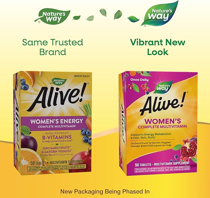 Nature's Way Alive! Women’s Complete Multivitamin, 50 Tablets