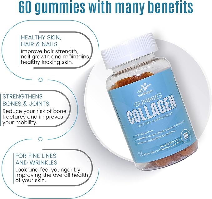 Collagen Gummies - Healthy Nutrients Hair 60 Gummy