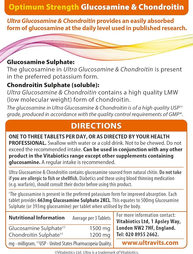 Glucosamine and Chondroitin