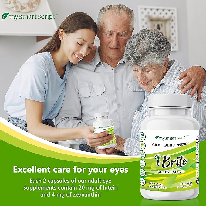 Eye Supplement - Vitamins with Lutein, ARED2 Diet 60 Easy