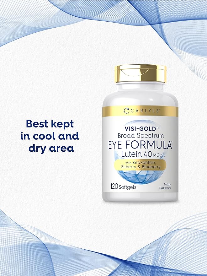 Carlyle Eye Health Vitamins 120 Softgels 40mg, Zeaxanthin,