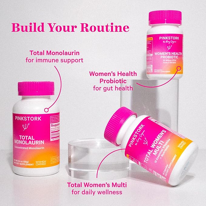 Pink Stork Women's Multivitamin 19 Vitamins B6, B12 B12 & 30 Capsules