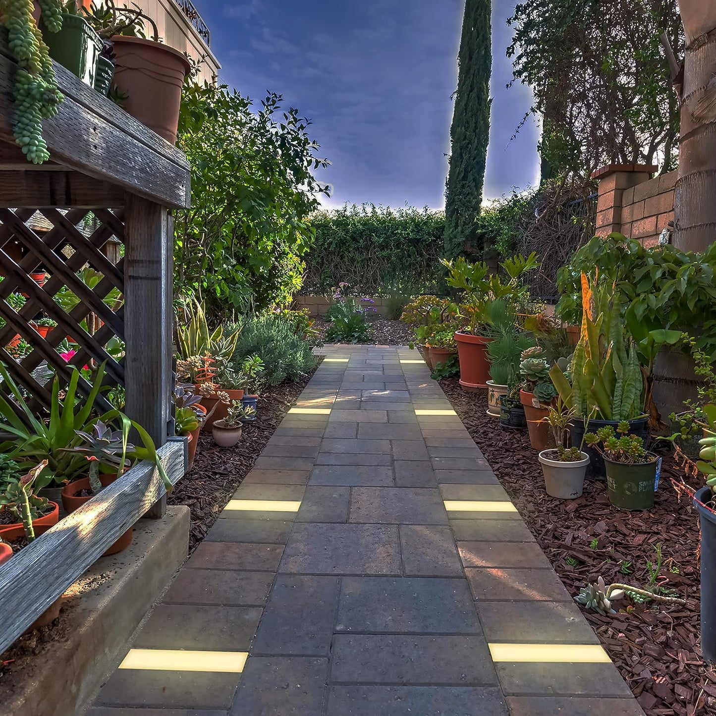 LUMENGY Paver Light 3×9 Inch (2.95 inch X 8.85 inch), Warm White Glare-Free Illumination for Driveways, Pathways, Pool Deck & Patios,12V AC/DC, Waterproof & Drive-Over Rated