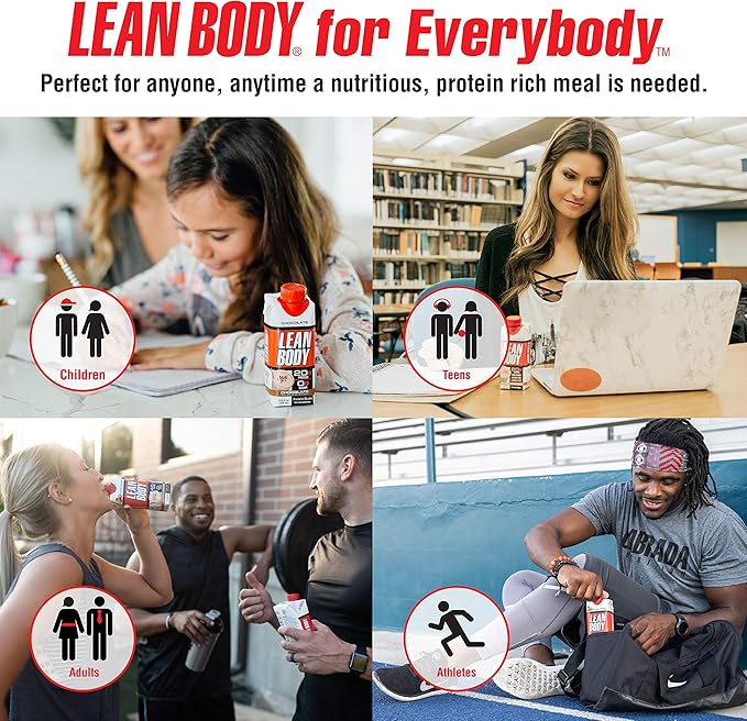 Lean Body Ready-to-Drink Vanilla Protein Shake, 20g Protein, 0 Sugar, 22 Vitamins 4)